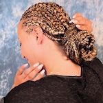 Einfache, knotenlose Cornrows