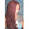 Frau mit Magic Braid Mix Frisur