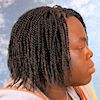 Frau mit Twists